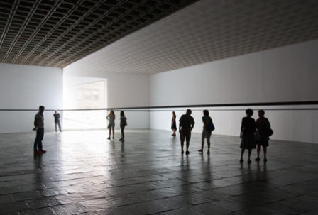 Robert Irwin installation at the Whitney