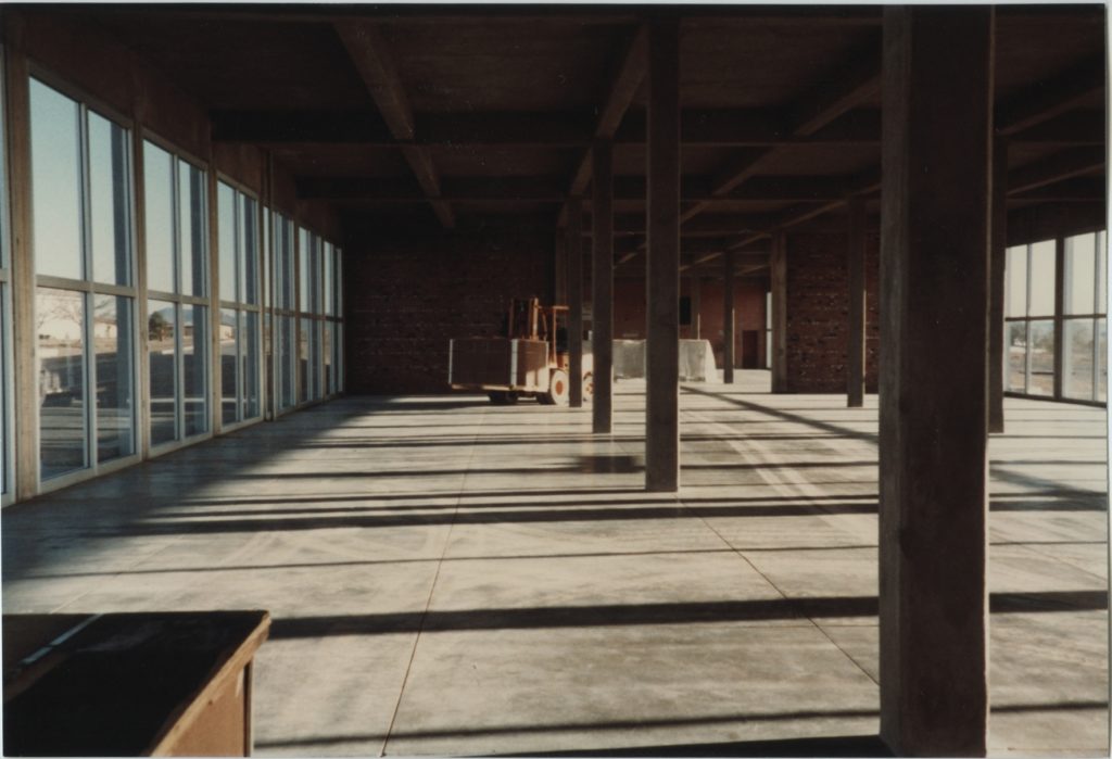 Donald Judd’s mill aluminum pieces, arrival and installation